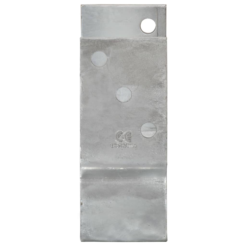 Fence Anchors 12 pcs Silver 9x6x15 cm Galvanised Steel- Ground Spikes - HomeShopIreland - Home Shop Ireland - Ground Spikes - Fence Anchors 12 pcs Silver 9x6x15 cm Galvanised Steel