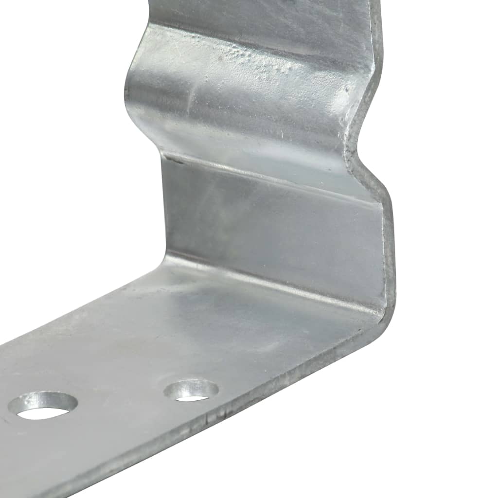 Fence Anchors 12 pcs Silver 9x6x15 cm Galvanised Steel- Ground Spikes - HomeShopIreland - Home Shop Ireland - Ground Spikes - Fence Anchors 12 pcs Silver 9x6x15 cm Galvanised Steel