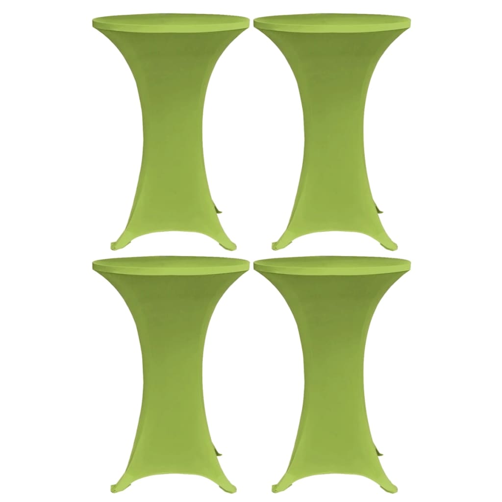 Stretch Table Cover 4 pcs 60 cm Green- Slipcovers - HomeShopIreland - Home Shop Ireland - Slipcovers - Stretch Table Cover 4 pcs 60 cm Green