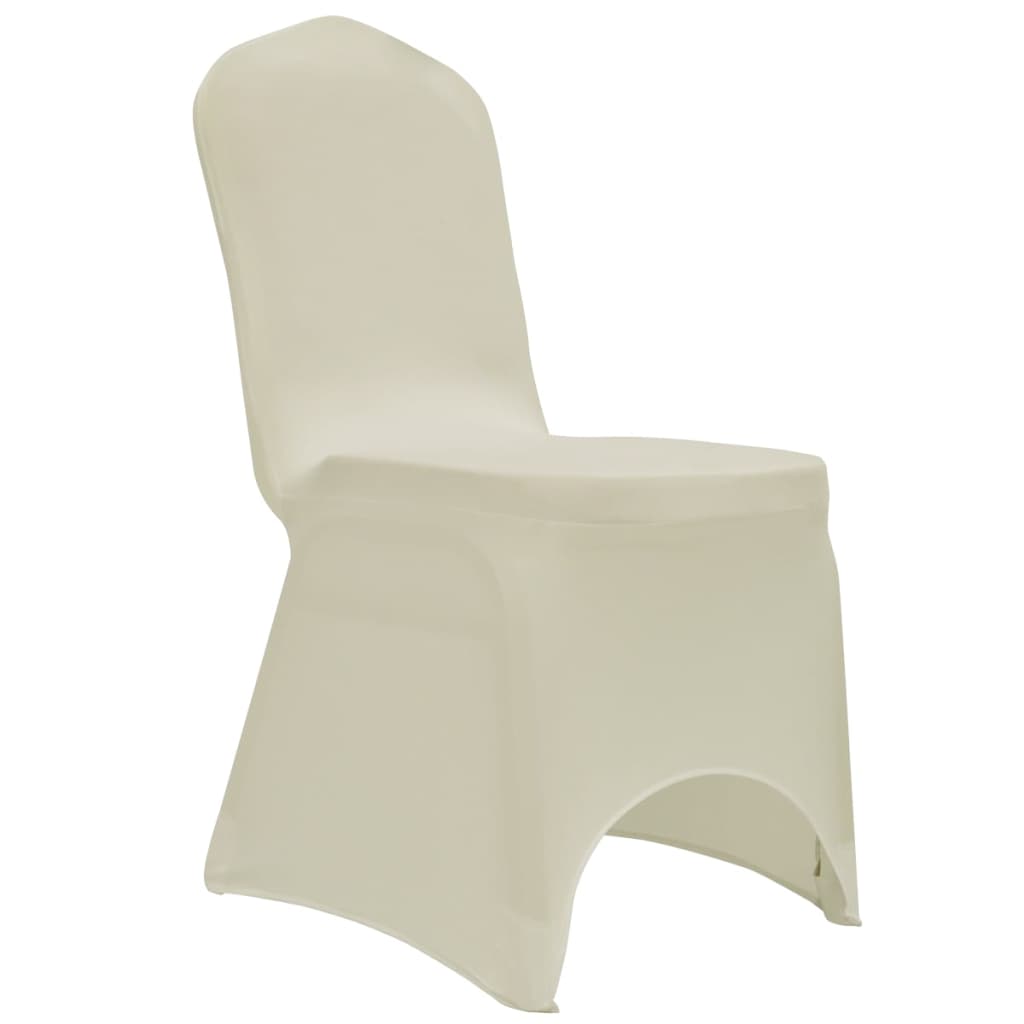 Chair Cover Stretch Cream 12 pcs- Slipcovers - HomeShopIreland - Home Shop Ireland - Slipcovers - Chair Cover Stretch Cream 12 pcs