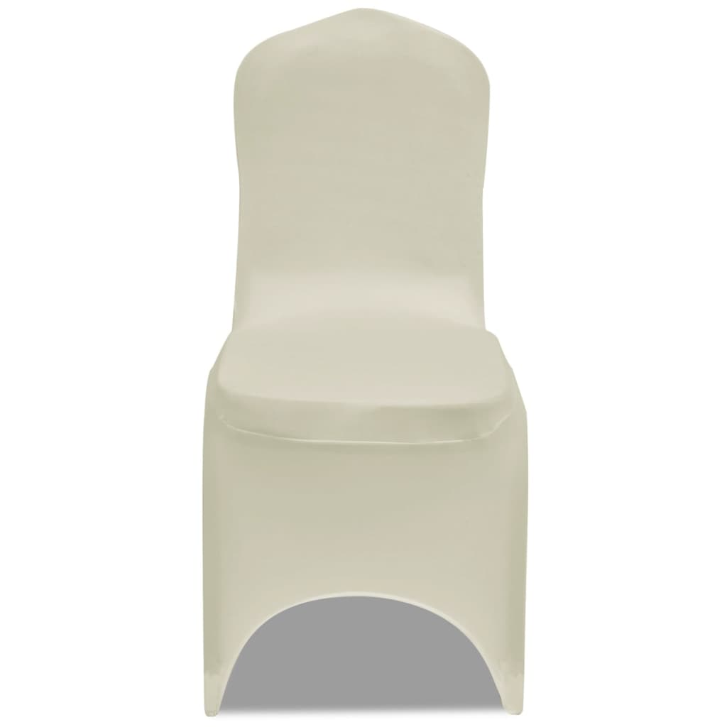 Chair Cover Stretch Cream 12 pcs- Slipcovers - HomeShopIreland - Home Shop Ireland - Slipcovers - Chair Cover Stretch Cream 12 pcs