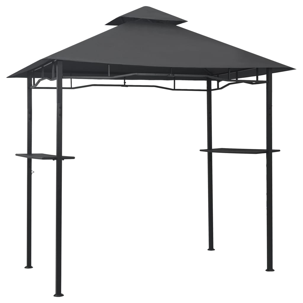 BBQ Gazebo 240x150x255 cm Anthracite Steel- Canopies & Gazebos - HomeShopIreland - Home Shop Ireland - Canopies & Gazebos - BBQ Gazebo 240x150x255 cm Anthracite Steel