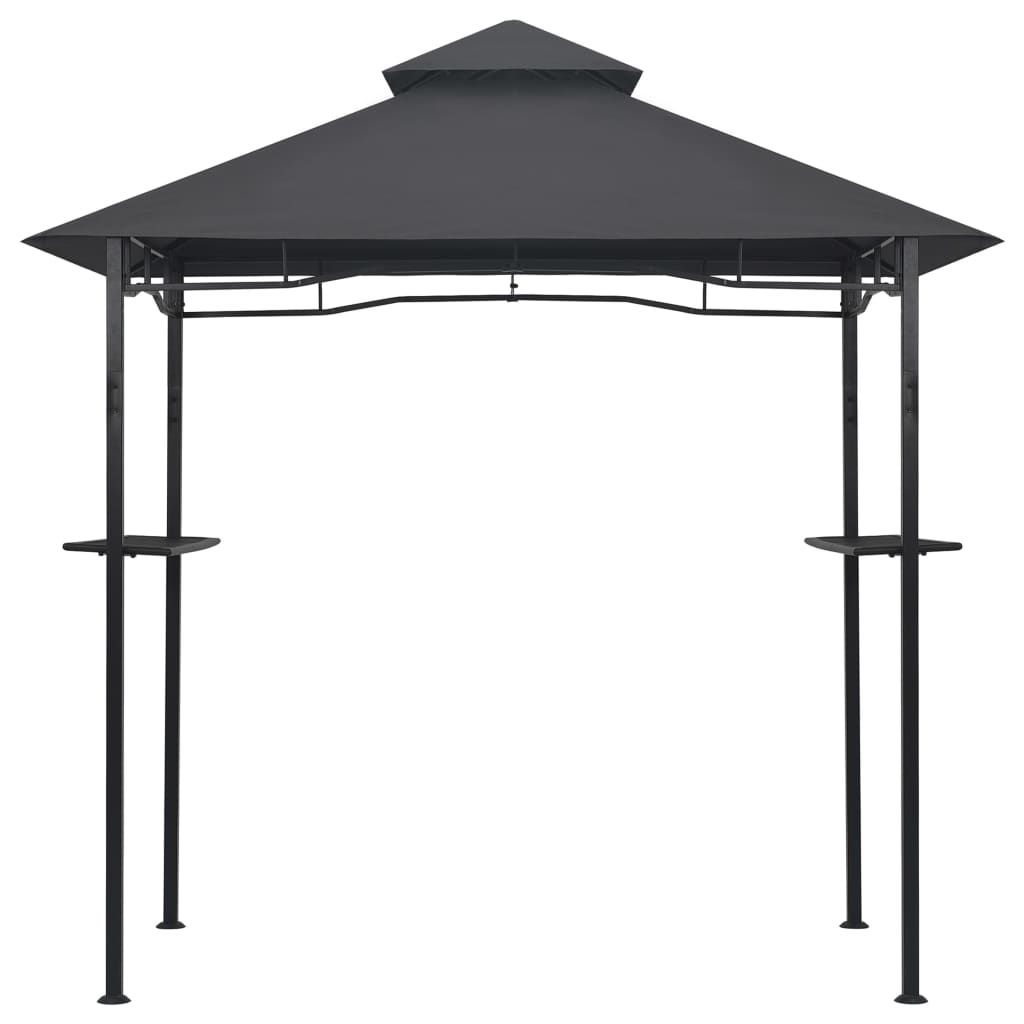 BBQ Gazebo 240x150x255 cm Anthracite Steel- Canopies & Gazebos - HomeShopIreland - Home Shop Ireland - Canopies & Gazebos - BBQ Gazebo 240x150x255 cm Anthracite Steel
