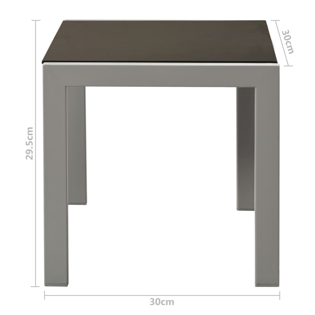 Sun Loungers 2 pcs with Table Steel and Textilene Black- Sunloungers - HomeShopIreland - Home Shop Ireland - Sunloungers - Sun Loungers 2 pcs with Table Steel and Textilene Black