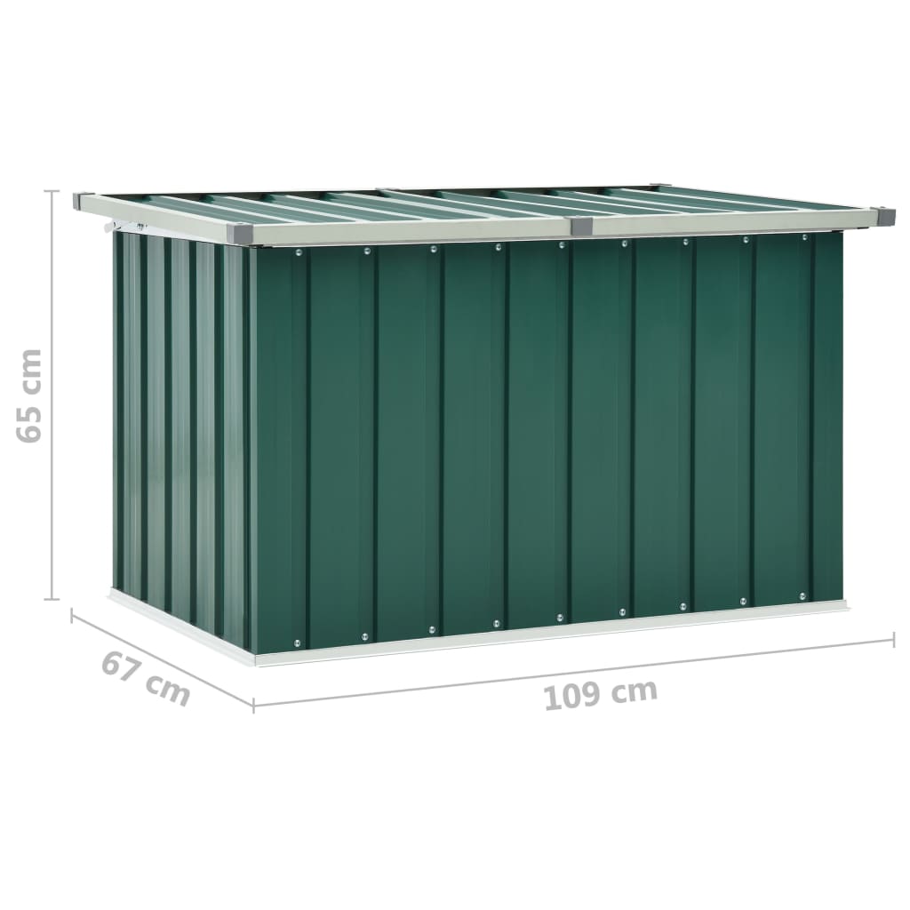 Garden Storage Box Green 109x67x65 cm- Outdoor Storage Boxes - HomeShopIreland - Home Shop Ireland - Outdoor Storage Boxes - Garden Storage Box Green 109x67x65 cm