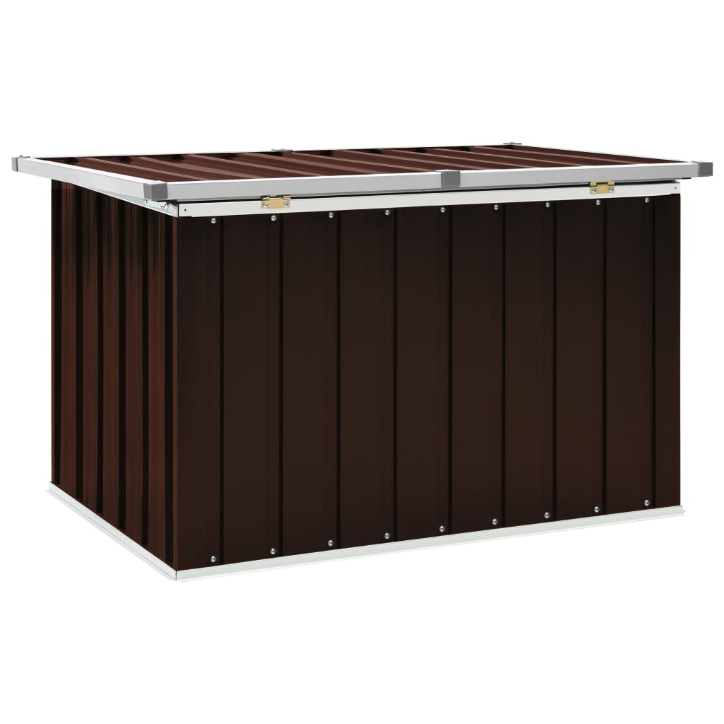 Garden Storage Box Brown 109x67x65 cm- Outdoor Storage Boxes - HomeShopIreland - Home Shop Ireland - Outdoor Storage Boxes - Garden Storage Box Brown 109x67x65 cm