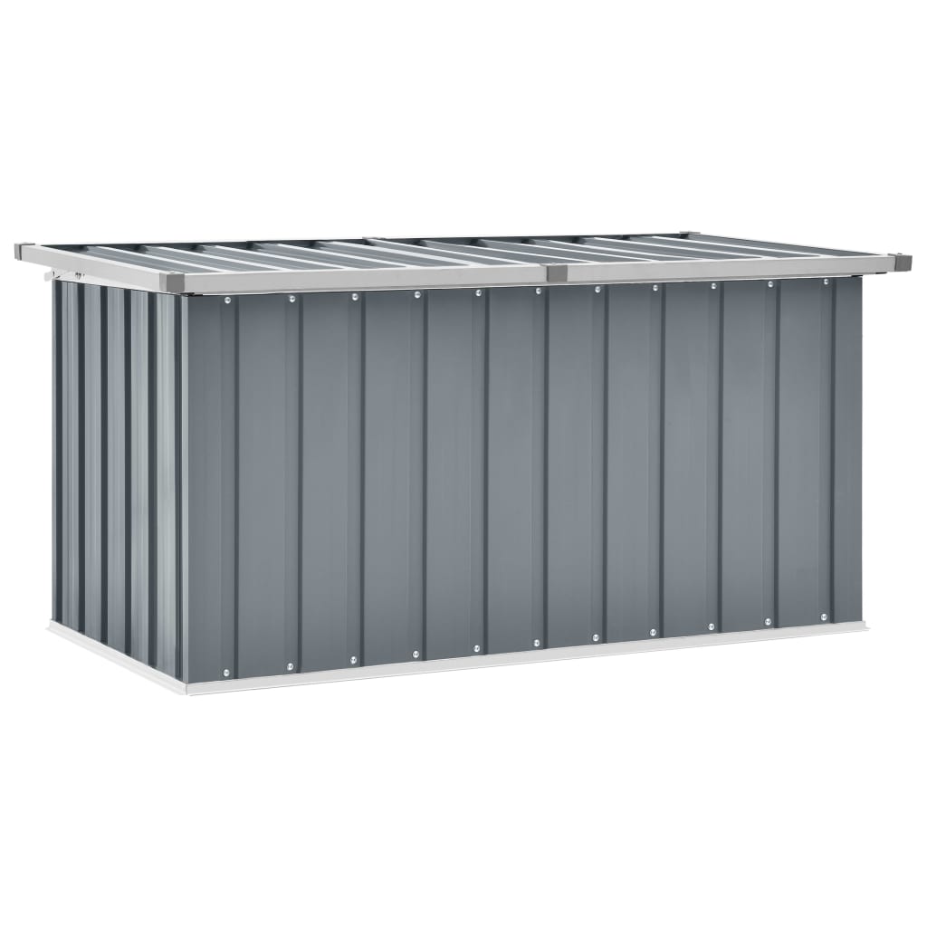 Garden Storage Box Grey 129x67x65 cm- Outdoor Storage Boxes - HomeShopIreland - Home Shop Ireland - Outdoor Storage Boxes - Garden Storage Box Grey 129x67x65 cm