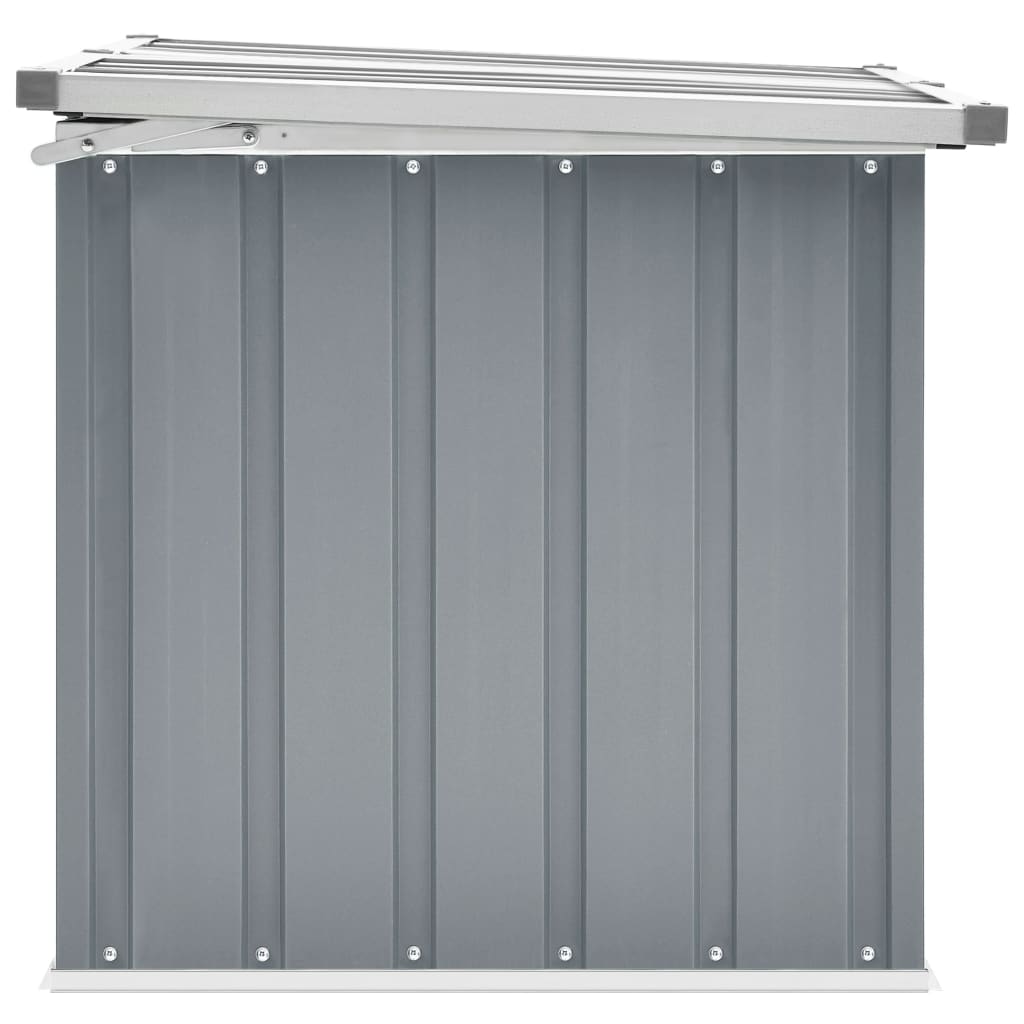Garden Storage Box Grey 129x67x65 cm- Outdoor Storage Boxes - HomeShopIreland - Home Shop Ireland - Outdoor Storage Boxes - Garden Storage Box Grey 129x67x65 cm