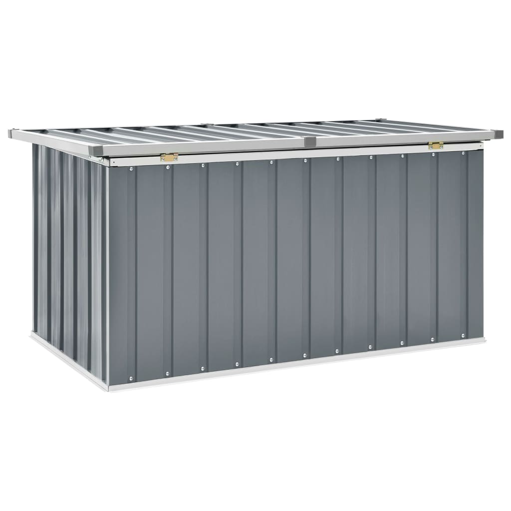 Garden Storage Box Grey 129x67x65 cm- Outdoor Storage Boxes - HomeShopIreland - Home Shop Ireland - Outdoor Storage Boxes - Garden Storage Box Grey 129x67x65 cm