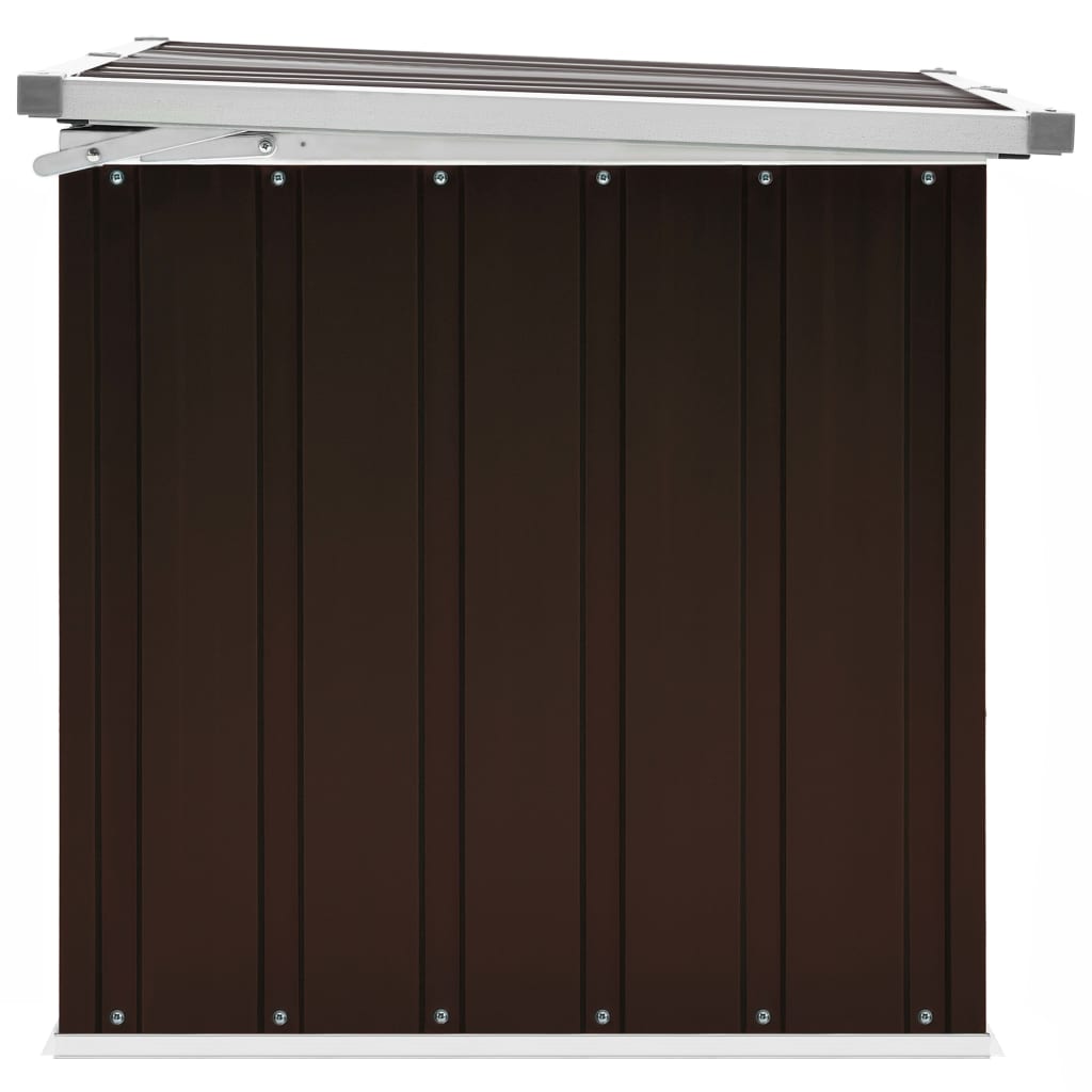 Garden Storage Box Brown 129x67x65 cm- Outdoor Storage Boxes - HomeShopIreland - Home Shop Ireland - Outdoor Storage Boxes - Garden Storage Box Brown 129x67x65 cm