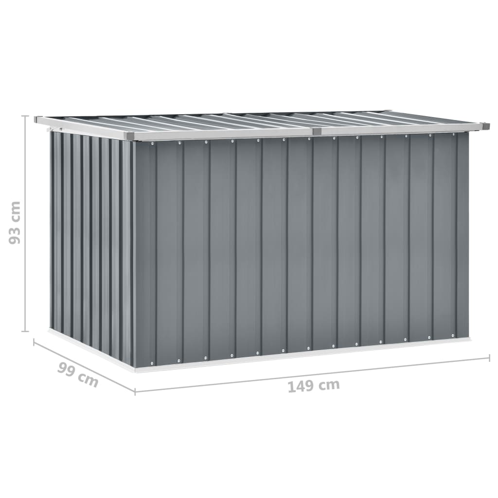 Garden Storage Box Grey 149x99x93 cm- Outdoor Storage Boxes - HomeShopIreland - Home Shop Ireland - Outdoor Storage Boxes - Garden Storage Box Grey 149x99x93 cm