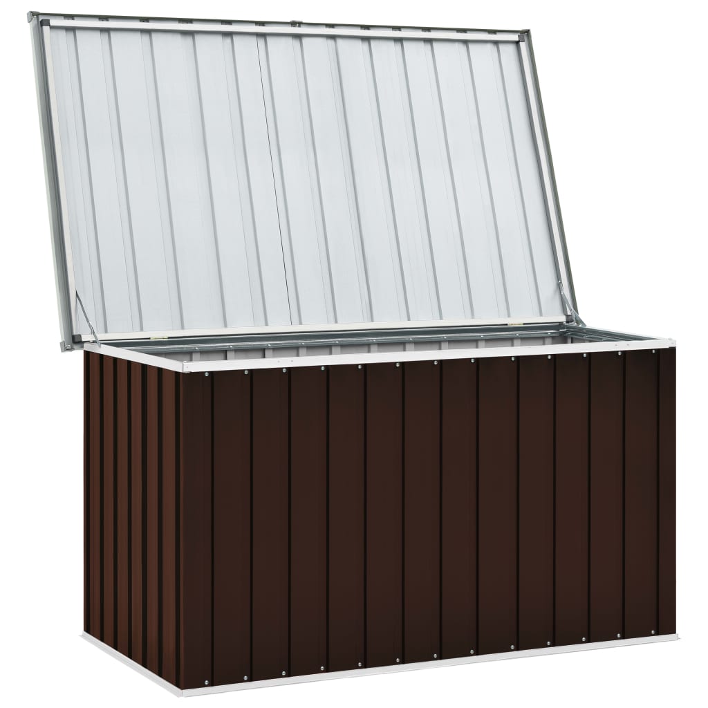 Garden Storage Box Brown 149x99x93 cm- Outdoor Storage Boxes - HomeShopIreland - Home Shop Ireland - Outdoor Storage Boxes - Garden Storage Box Brown 149x99x93 cm