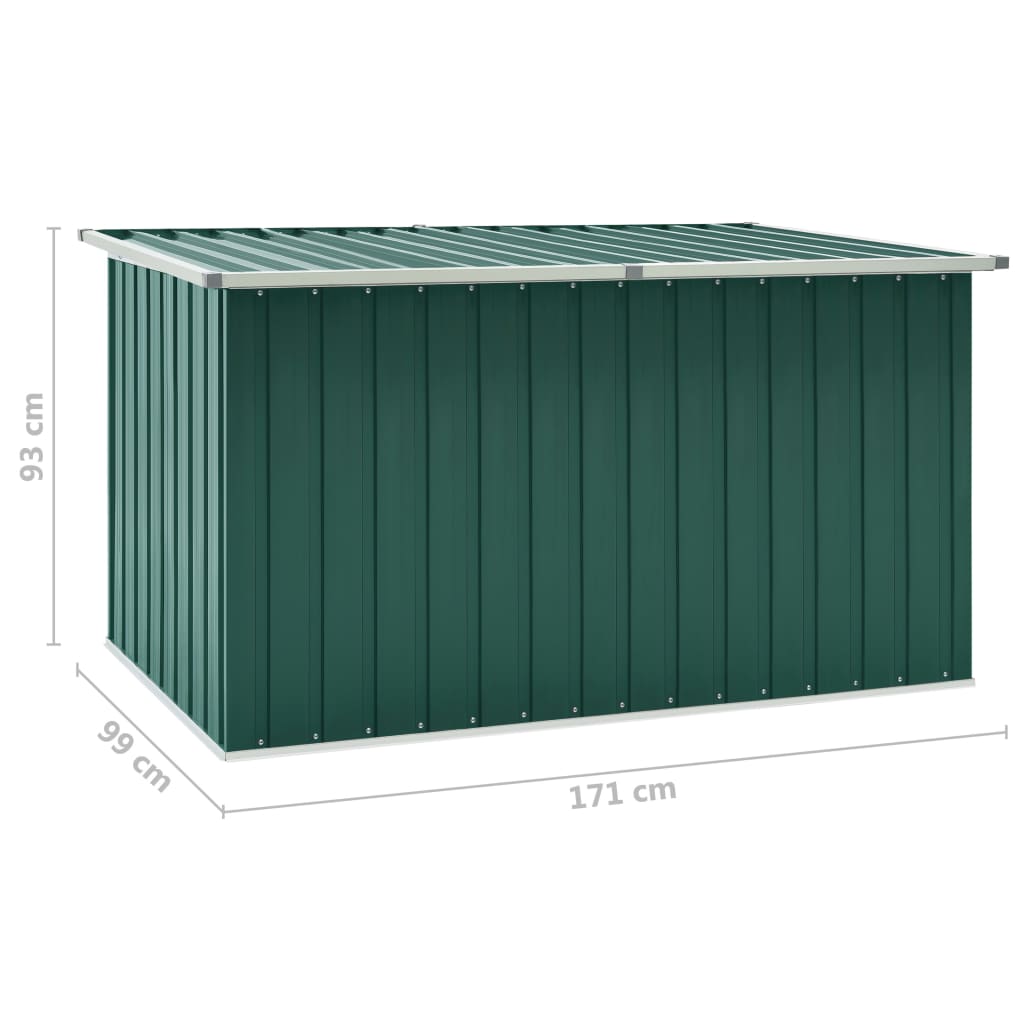 Garden Storage Box Green 171x99x93 cm- Outdoor Storage Boxes - HomeShopIreland - Home Shop Ireland - Outdoor Storage Boxes - Garden Storage Box Green 171x99x93 cm