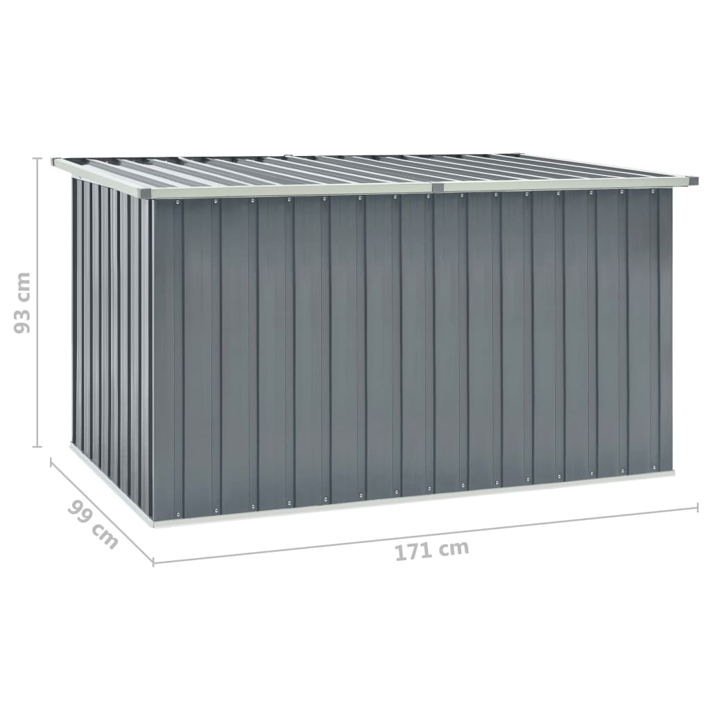 Garden Storage Box Grey 171x99x93 cm- Outdoor Storage Boxes - HomeShopIreland - Home Shop Ireland - Outdoor Storage Boxes - Garden Storage Box Grey 171x99x93 cm