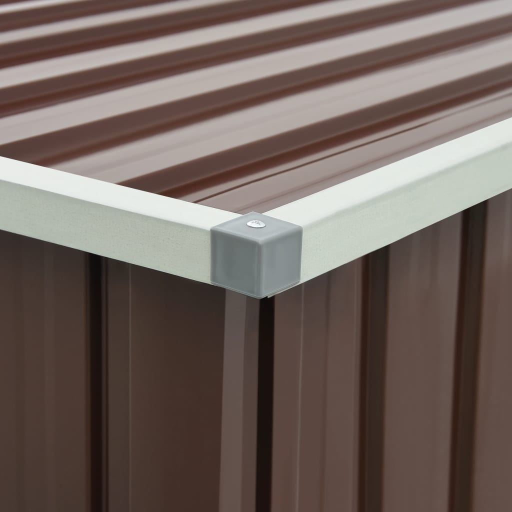 Garden Storage Box Brown 171x99x93 cm- Outdoor Storage Boxes - HomeShopIreland - Home Shop Ireland - Outdoor Storage Boxes - Garden Storage Box Brown 171x99x93 cm