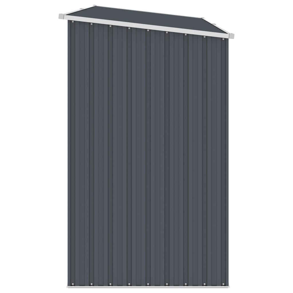 Garden Firewood Shed Anthracite 245x98x159 cm Galvanised Steel- Sheds, Garages & Carports - HomeShopIreland - Home Shop Ireland - Sheds, Garages & Carports - Garden Firewood Shed Anthracite 245x98x159 cm Galvanised Steel