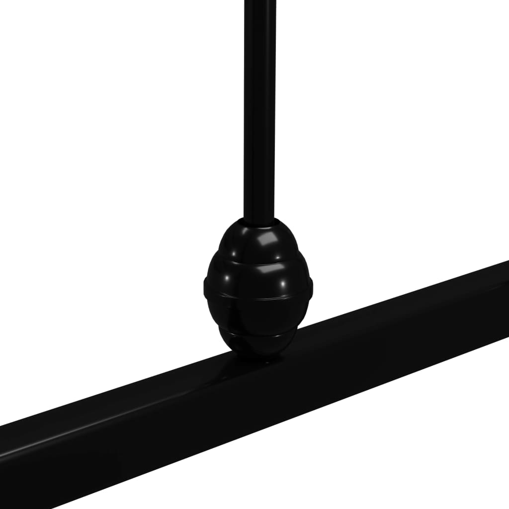 Bed Frame Black Metal 180x200 cm- Beds & Bed Frames - HomeShopIreland - Home Shop Ireland - Beds & Bed Frames - Bed Frame Black Metal 180x200 cm