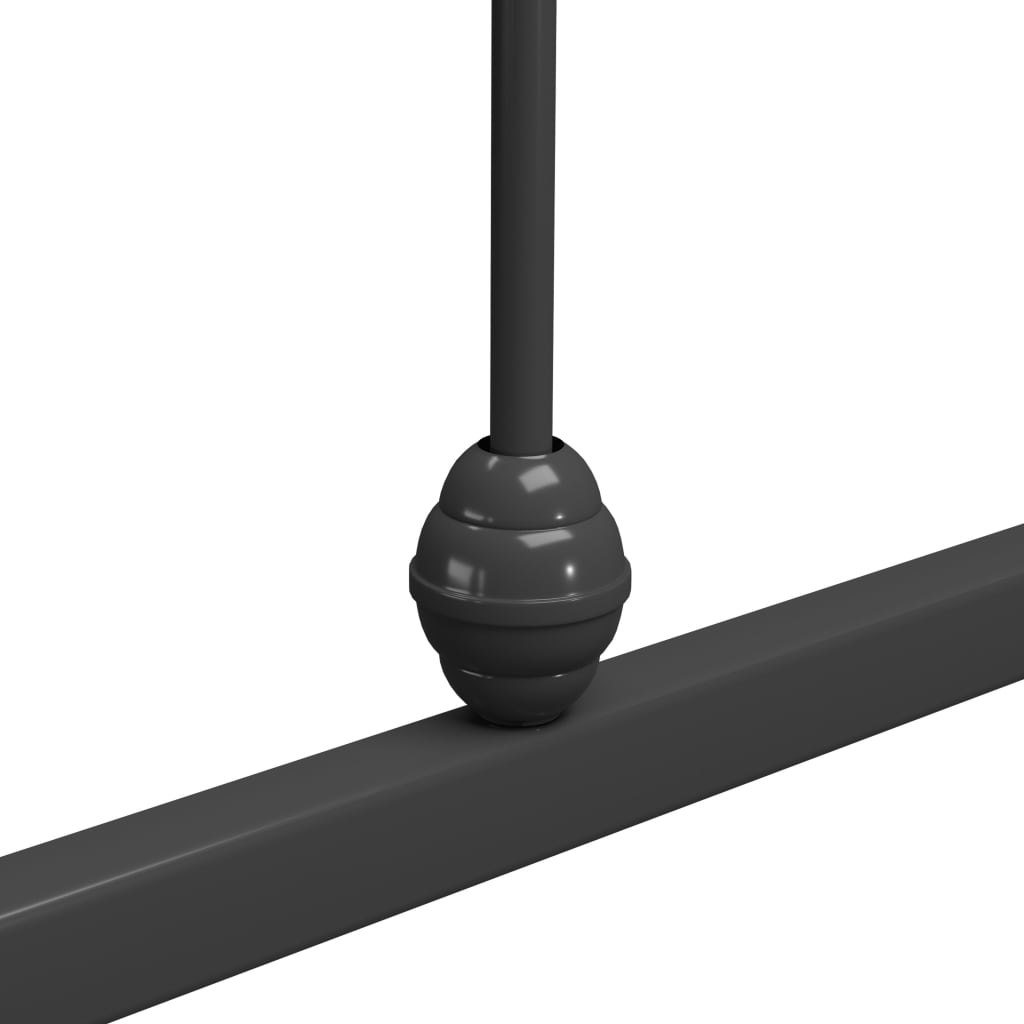 Bed Frame Grey Metal 160x200 cm- Beds & Bed Frames - HomeShopIreland - Home Shop Ireland - Beds & Bed Frames - Bed Frame Grey Metal 160x200 cm