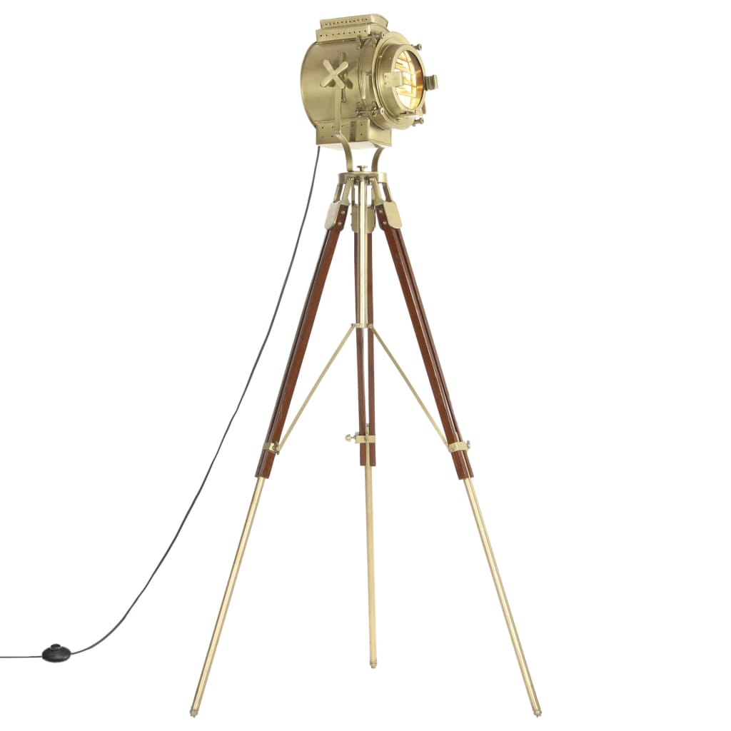 Tripod Floor Lamp Solid Mango Wood 193 cm- Lamps - HomeShopIreland - Home Shop Ireland - Lamps - Tripod Floor Lamp Solid Mango Wood 193 cm