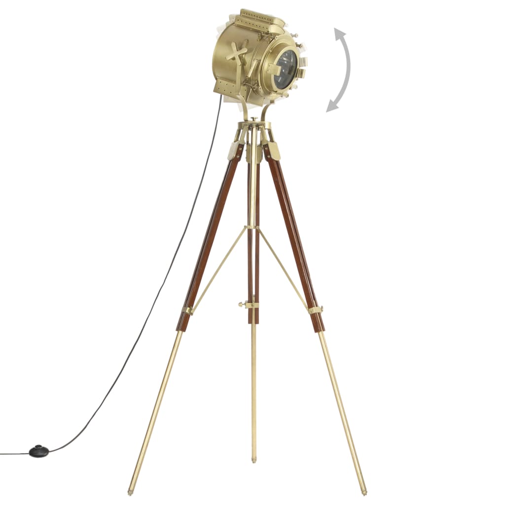 Tripod Floor Lamp Solid Mango Wood 193 cm- Lamps - HomeShopIreland - Home Shop Ireland - Lamps - Tripod Floor Lamp Solid Mango Wood 193 cm