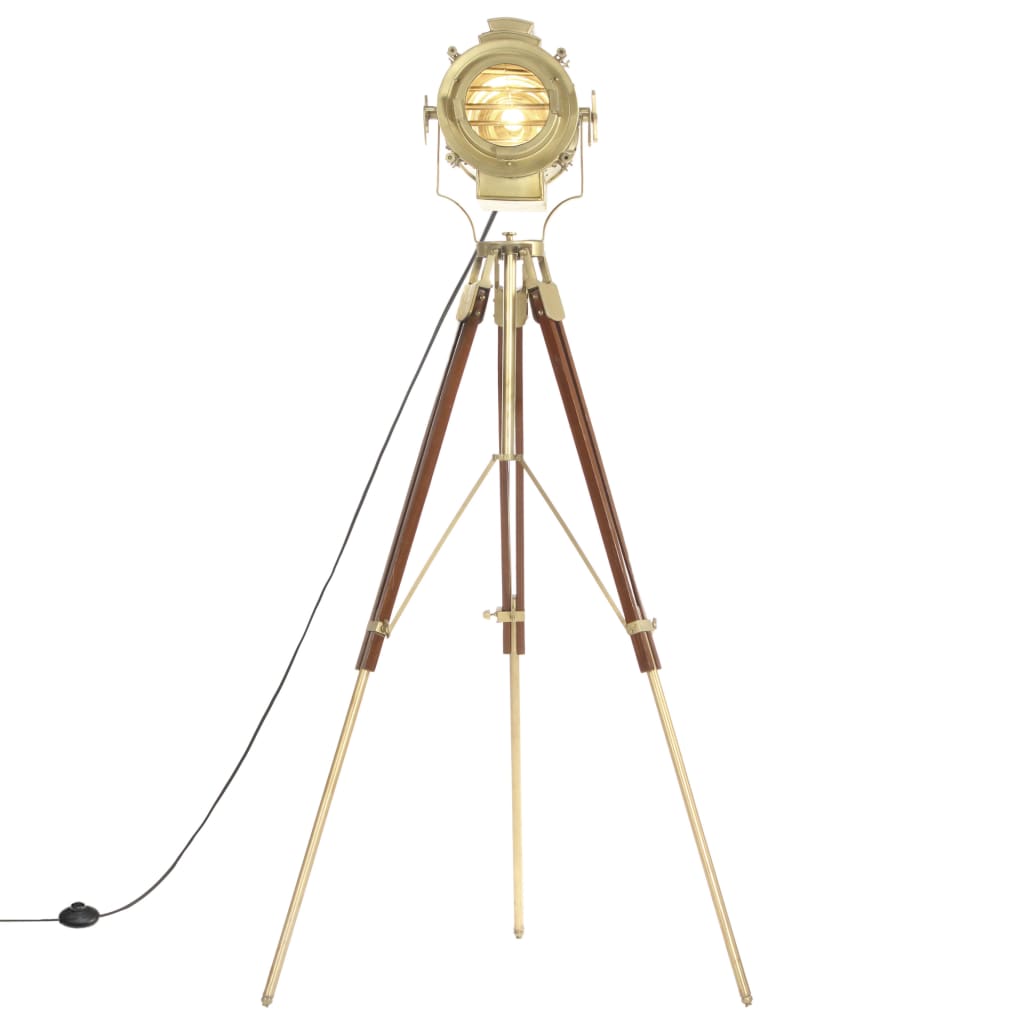 Tripod Floor Lamp Solid Mango Wood 193 cm- Lamps - HomeShopIreland - Home Shop Ireland - Lamps - Tripod Floor Lamp Solid Mango Wood 193 cm