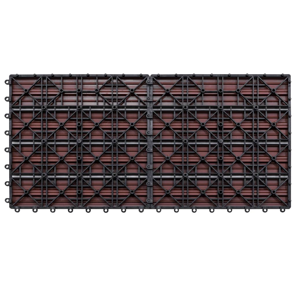 WPC Tiles 60x30 cm 6 pcs 1m² Brown- Flooring & Carpet - HomeShopIreland - Home Shop Ireland - Flooring & Carpet - WPC Tiles 60x30 cm 6 pcs 1mÂ² Brown