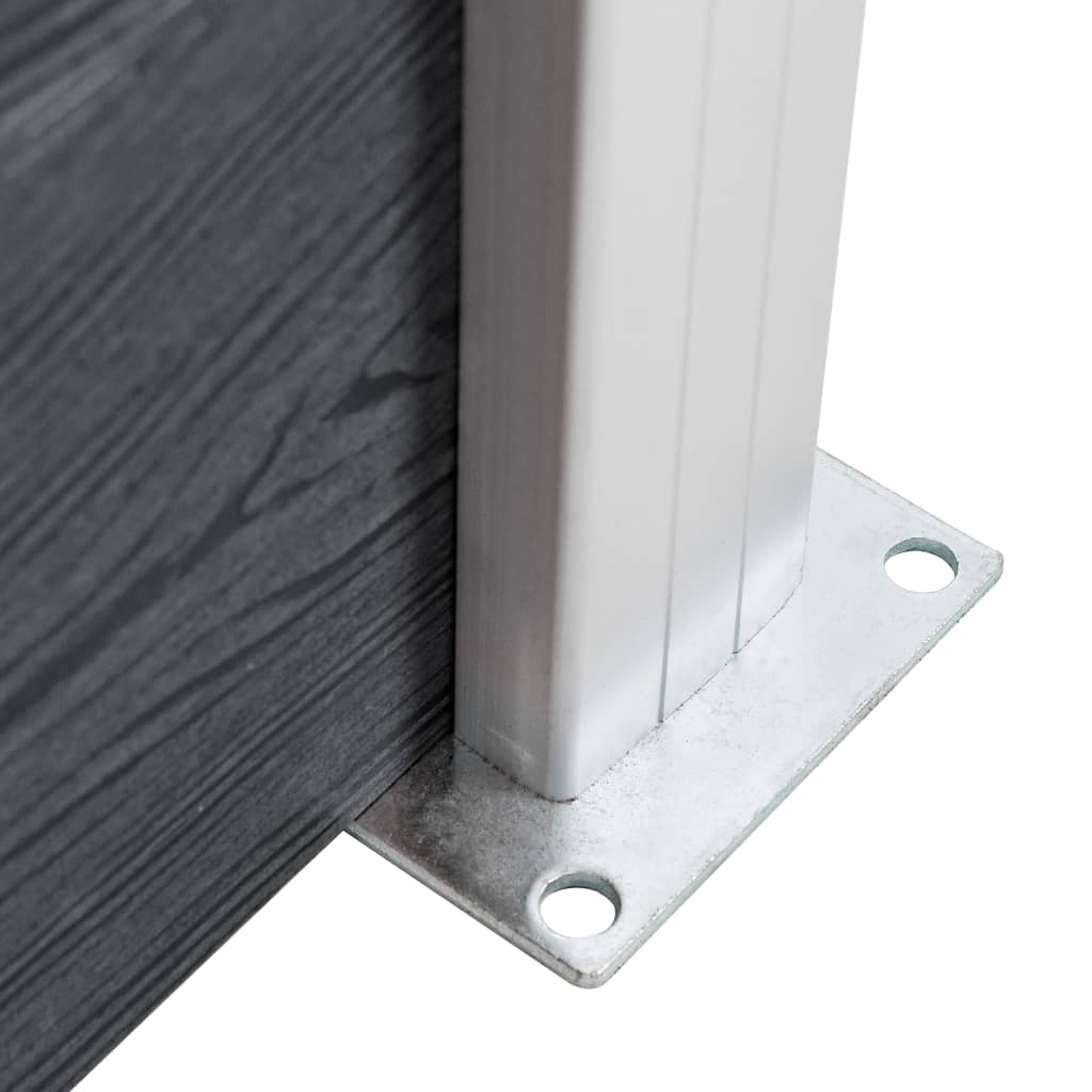 Fence Posts 2 pcs Aluminium 185 cm- Fence Posts & Rails - HomeShopIreland - Home Shop Ireland - Fence Posts & Rails - Fence Posts 2 pcs Aluminium 185 cm