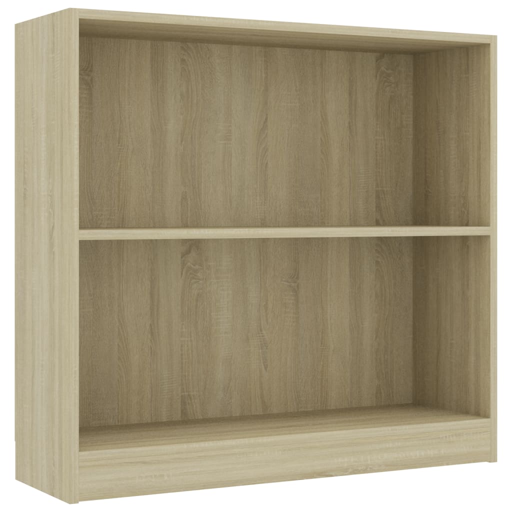 Bookshelf Sonoma Oak 80x24x75 cm Chipboard- Bookcases & Standing Shelves - HomeShopIreland - Home Shop Ireland - Bookcases & Standing Shelves - Bookshelf Sonoma Oak 80x24x75 cm Chipboard