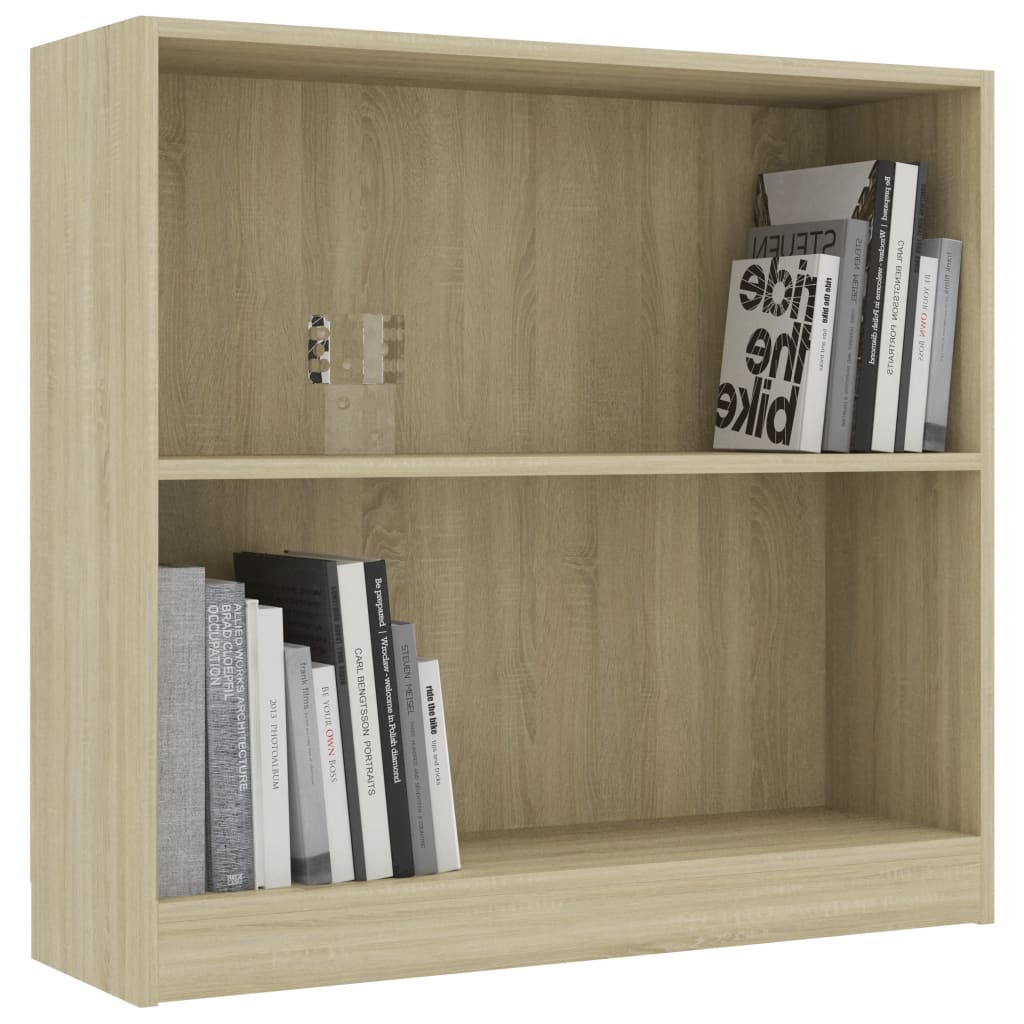 Bookshelf Sonoma Oak 80x24x75 cm Chipboard- Bookcases & Standing Shelves - HomeShopIreland - Home Shop Ireland - Bookcases & Standing Shelves - Bookshelf Sonoma Oak 80x24x75 cm Chipboard