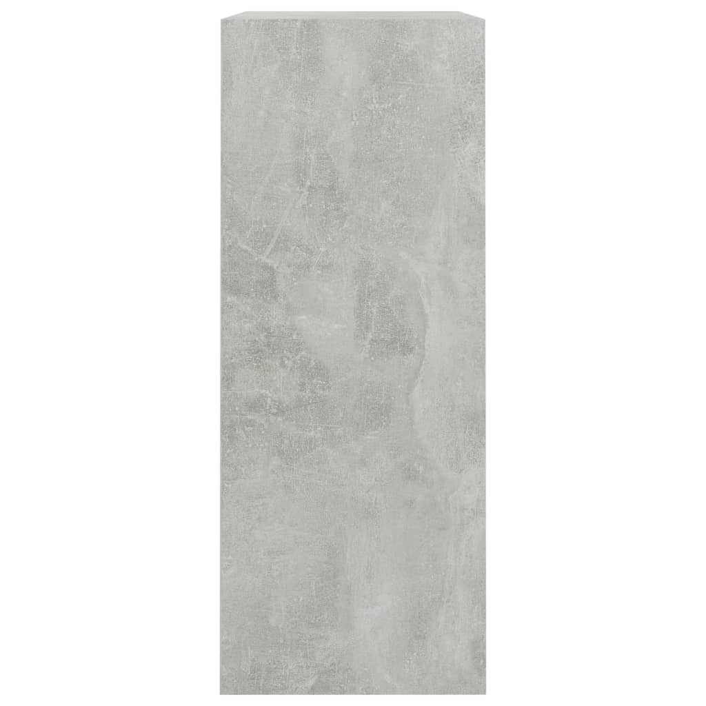 2-Tier Book Cabinet Concrete Grey 80x30x76.5 cm Chipboard- Bookcases & Standing Shelves - HomeShopIreland - Home Shop Ireland - Bookcases & Standing Shelves - 2-Tier Book Cabinet Concrete Grey 80x30x76.5 cm Chipboard