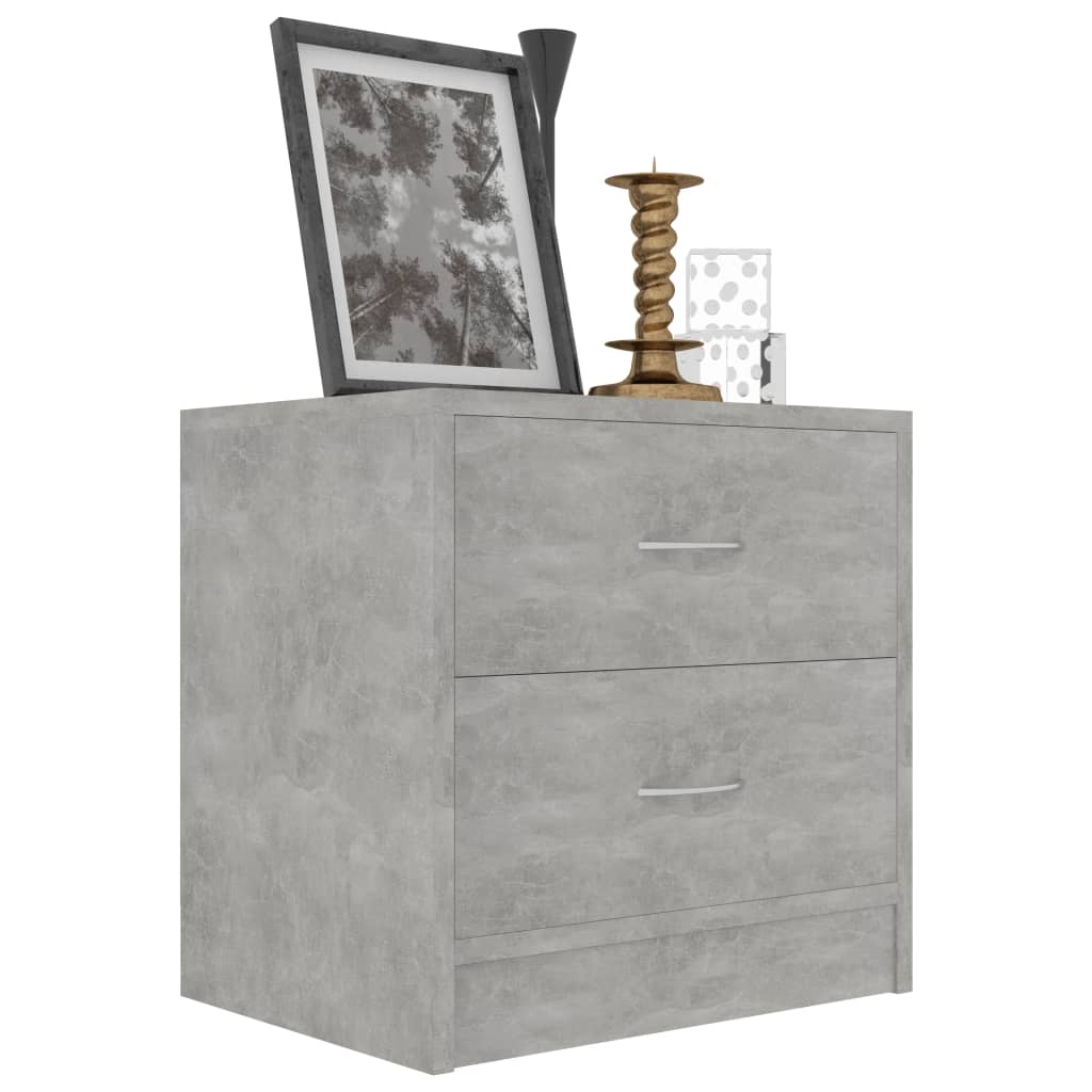 Bedside Cabinet Concrete Grey 40x30x40 cm Chipboard- Bedside Tables - HomeShopIreland - Home Shop Ireland - Bedside Tables - Bedside Cabinet Concrete Grey 40x30x40 cm Chipboard