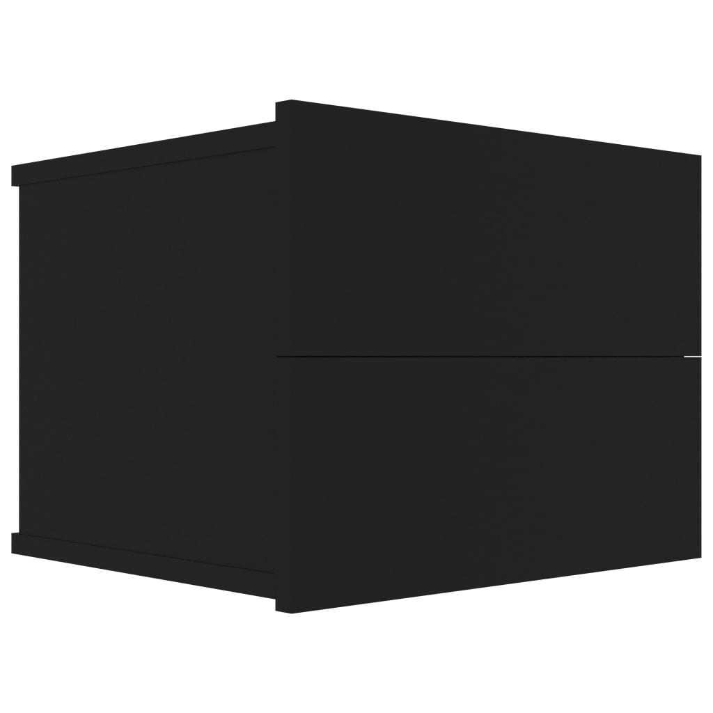 Bedside Cabinet Black 40x30x30 cm Chipboard- Bedside Tables - HomeShopIreland - Home Shop Ireland - Bedside Tables - Bedside Cabinet Black 40x30x30 cm Chipboard