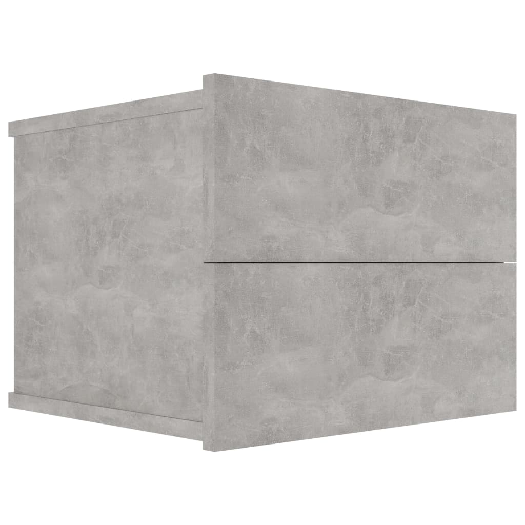 Bedside Cabinets 2 pcs Concrete Grey 40x30x30 cm Chipboard- Bedside Tables - HomeShopIreland - Home Shop Ireland - Bedside Tables - Bedside Cabinets 2 pcs Concrete Grey 40x30x30 cm Chipboard