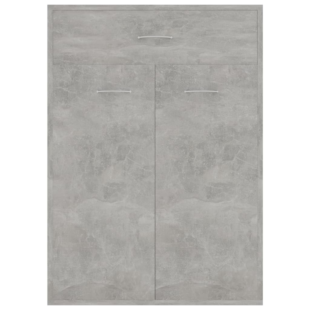 Shoe Cabinet Concrete Grey 60x35x84 cm Chipboard- Shoe Racks & Organisers - HomeShopIreland - Home Shop Ireland - Shoe Racks & Organisers - Shoe Cabinet Concrete Grey 60x35x84 cm Chipboard