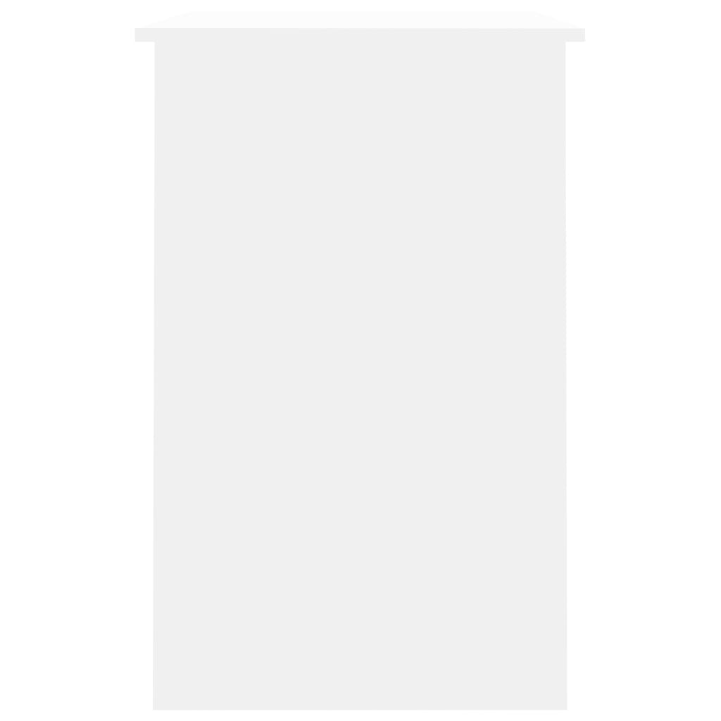 Desk White 100x50x76 cm Chipboard- Desks - HomeShopIreland - Home Shop Ireland - Desks - Desk White 100x50x76 cm Chipboard