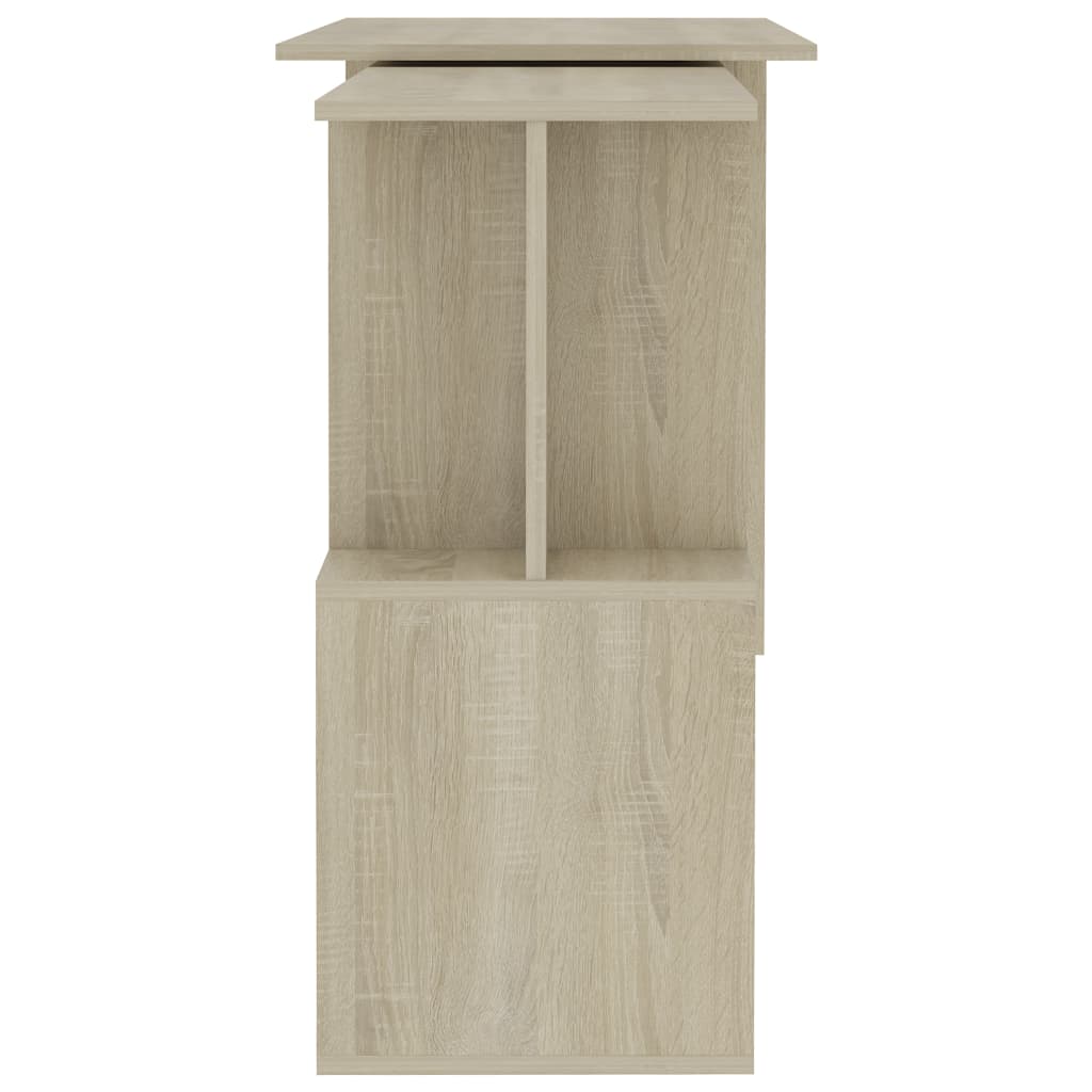 Corner Desk Sonoma Oak 200x50x76 cm Chipboard- Desks - HomeShopIreland - Home Shop Ireland - Desks - Corner Desk Sonoma Oak 200x50x76 cm Chipboard