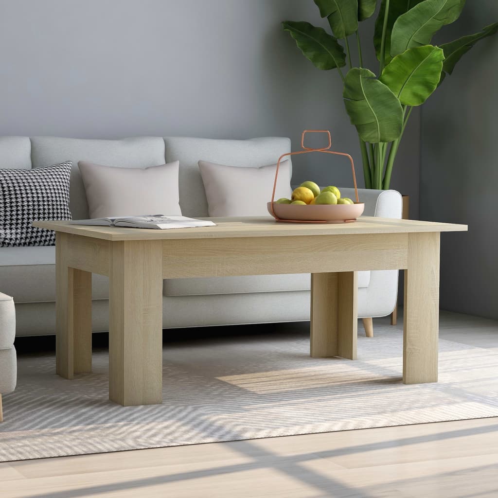 Coffee Table Sonoma Oak 100x60x42 cm Chipboard- Coffee Tables - HomeShopIreland - Home Shop Ireland - Coffee Tables - Coffee Table Sonoma Oak 100x60x42 cm Chipboard