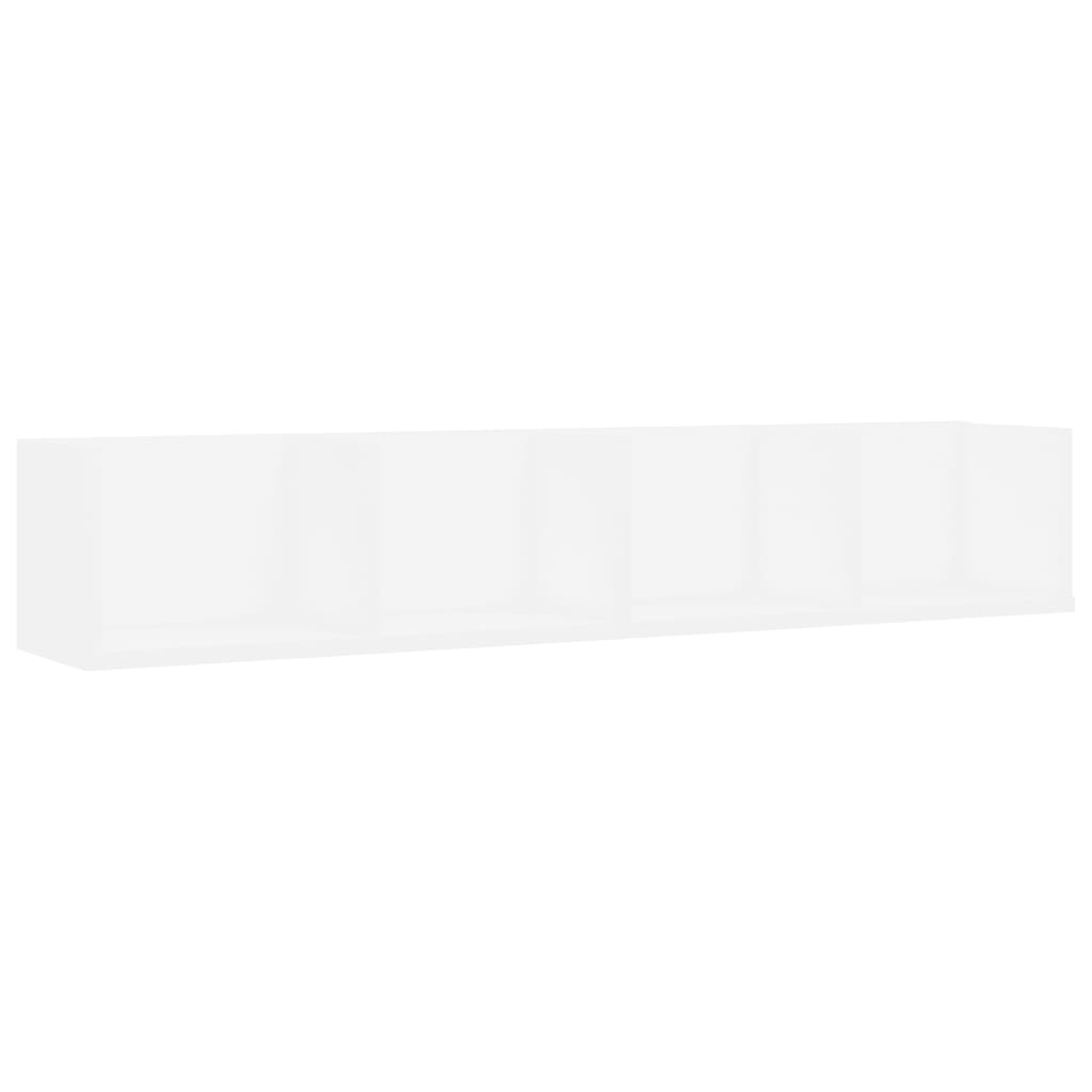 CD Wall Shelf White 100x18x18 cm Chipboard- Wall Shelves & Ledges - HomeShopIreland - Home Shop Ireland - Wall Shelves & Ledges - CD Wall Shelf White 100x18x18 cm Chipboard