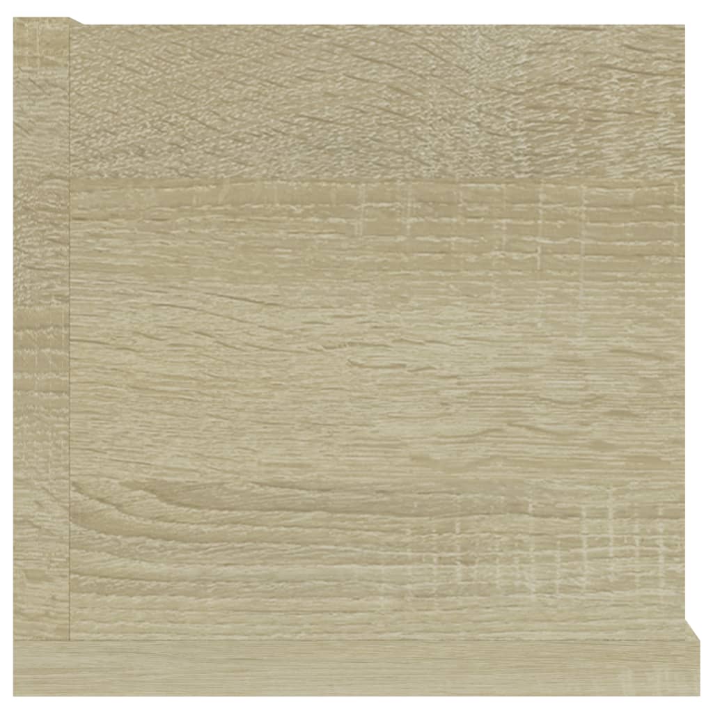 CD Wall Shelf Sonoma Oak 100x18x18 cm Chipboard- Wall Shelves & Ledges - HomeShopIreland - Home Shop Ireland - Wall Shelves & Ledges - CD Wall Shelf Sonoma Oak 100x18x18 cm Chipboard
