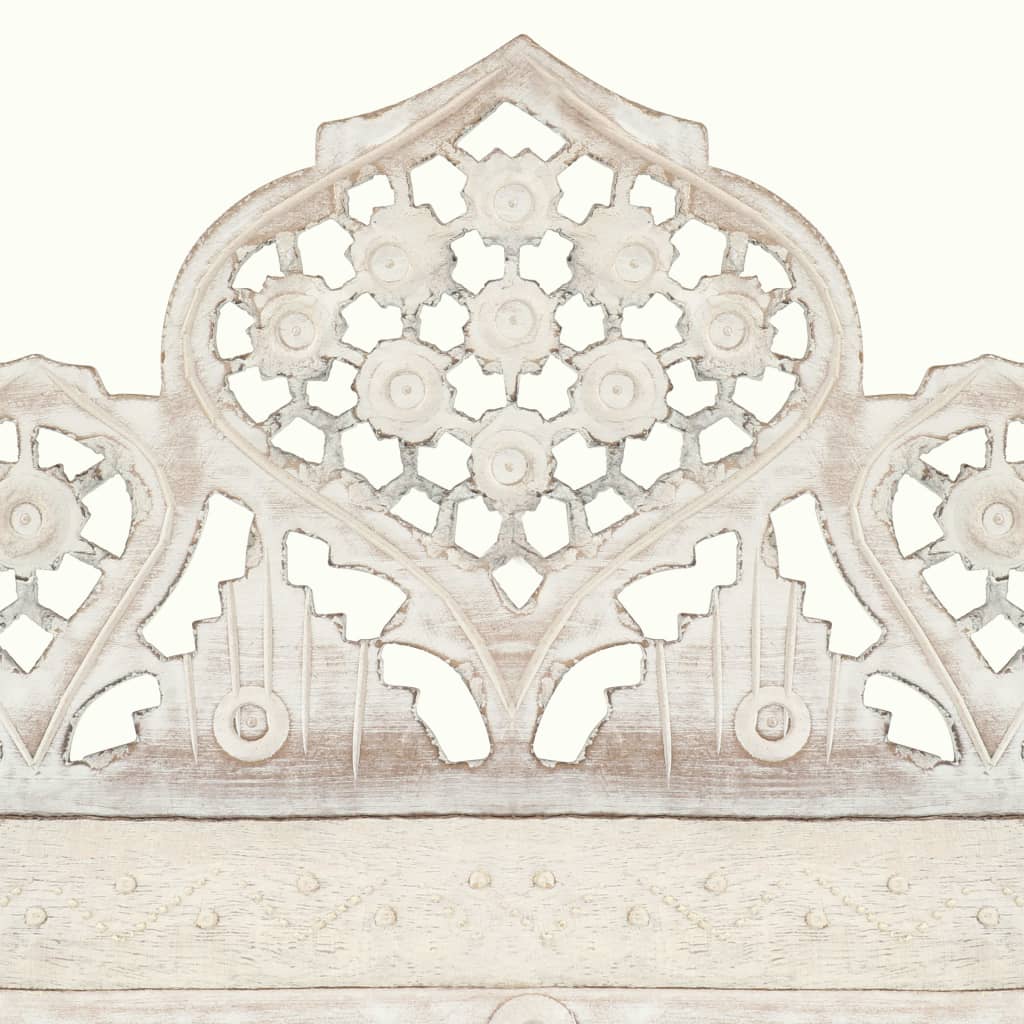 Hand carved 5-Panel Room Divider White 200x165 cm Solid Mango Wood- Room Dividers - HomeShopIreland - Home Shop Ireland - Room Dividers - Hand carved 5-Panel Room Divider White 200x165 cm Solid Mango Wood