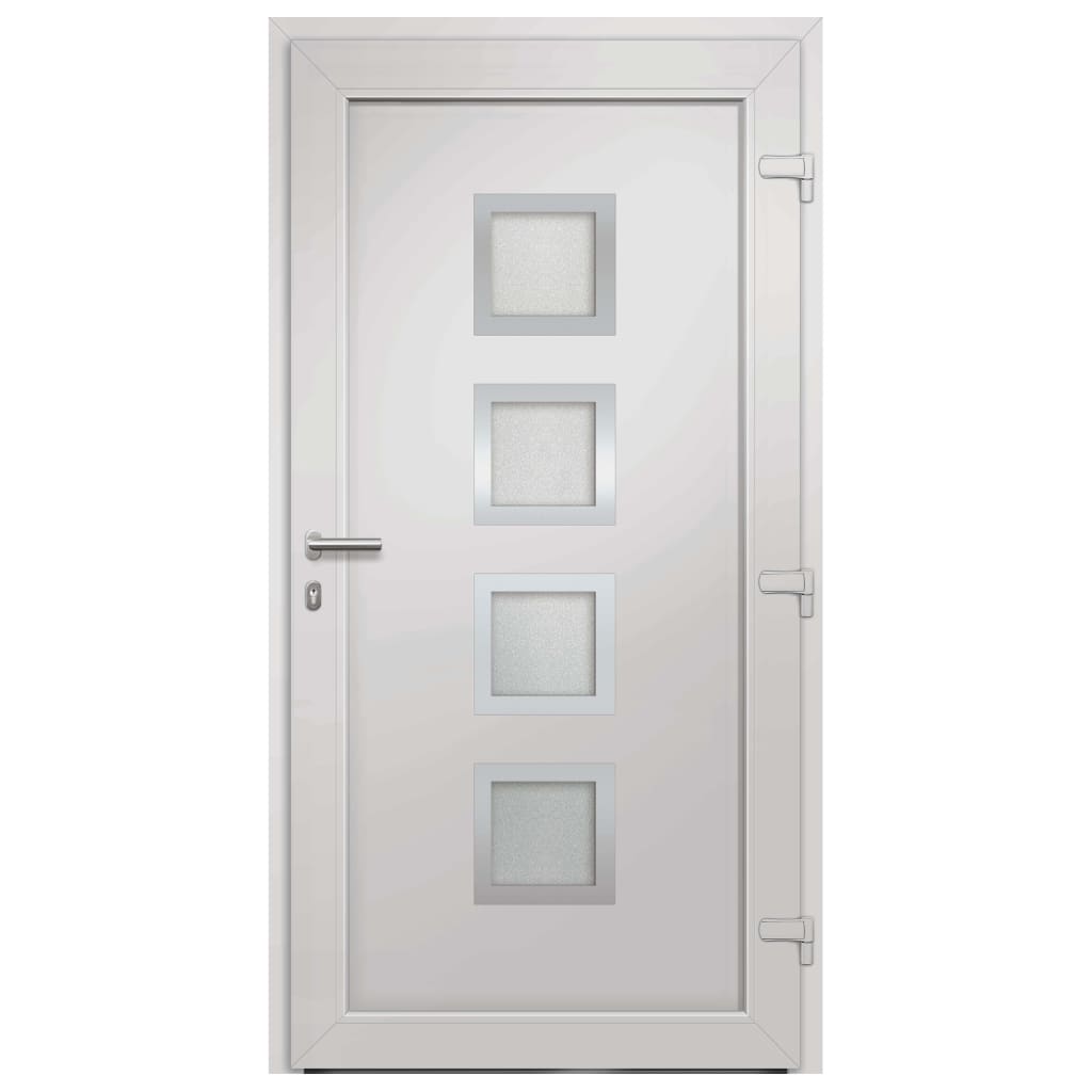 Front Door White 98x200 cm- Home Doors - HomeShopIreland - Home Shop Ireland - Home Doors - Front Door White 98x200 cm