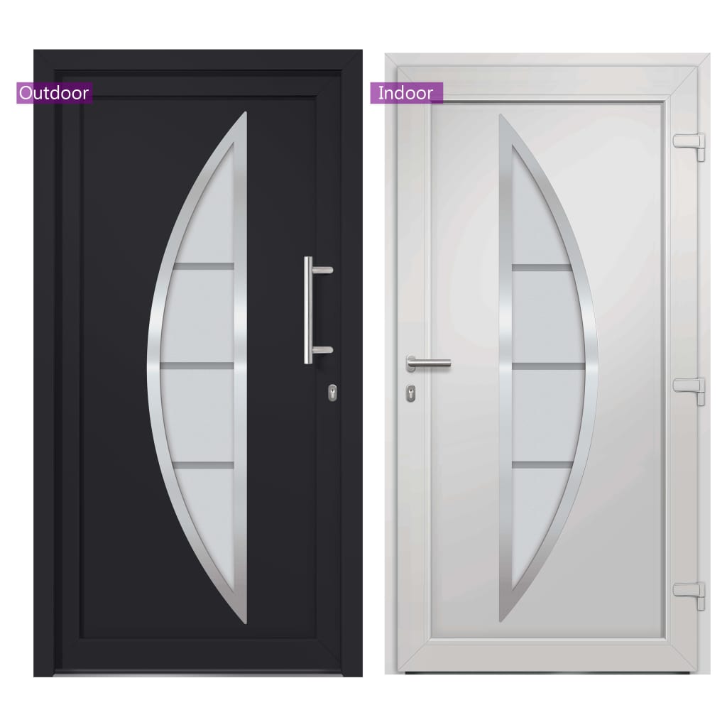 Front Door Anthracite 98x200 cm- Home Doors - HomeShopIreland - Home Shop Ireland - Home Doors - Front Door Anthracite 98x200 cm