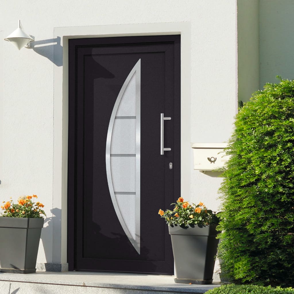 Front Door Anthracite 98x200 cm- Home Doors - HomeShopIreland - Home Shop Ireland - Home Doors - Front Door Anthracite 98x200 cm