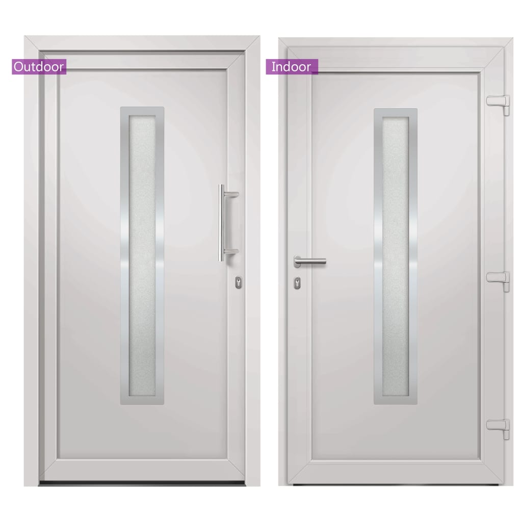 Front Door White 88x200 cm- Home Doors - HomeShopIreland - Home Shop Ireland - Home Doors - Front Door White 88x200 cm