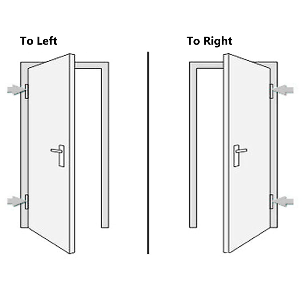Front Door White 88x200 cm- Home Doors - HomeShopIreland - Home Shop Ireland - Home Doors - Front Door White 88x200 cm