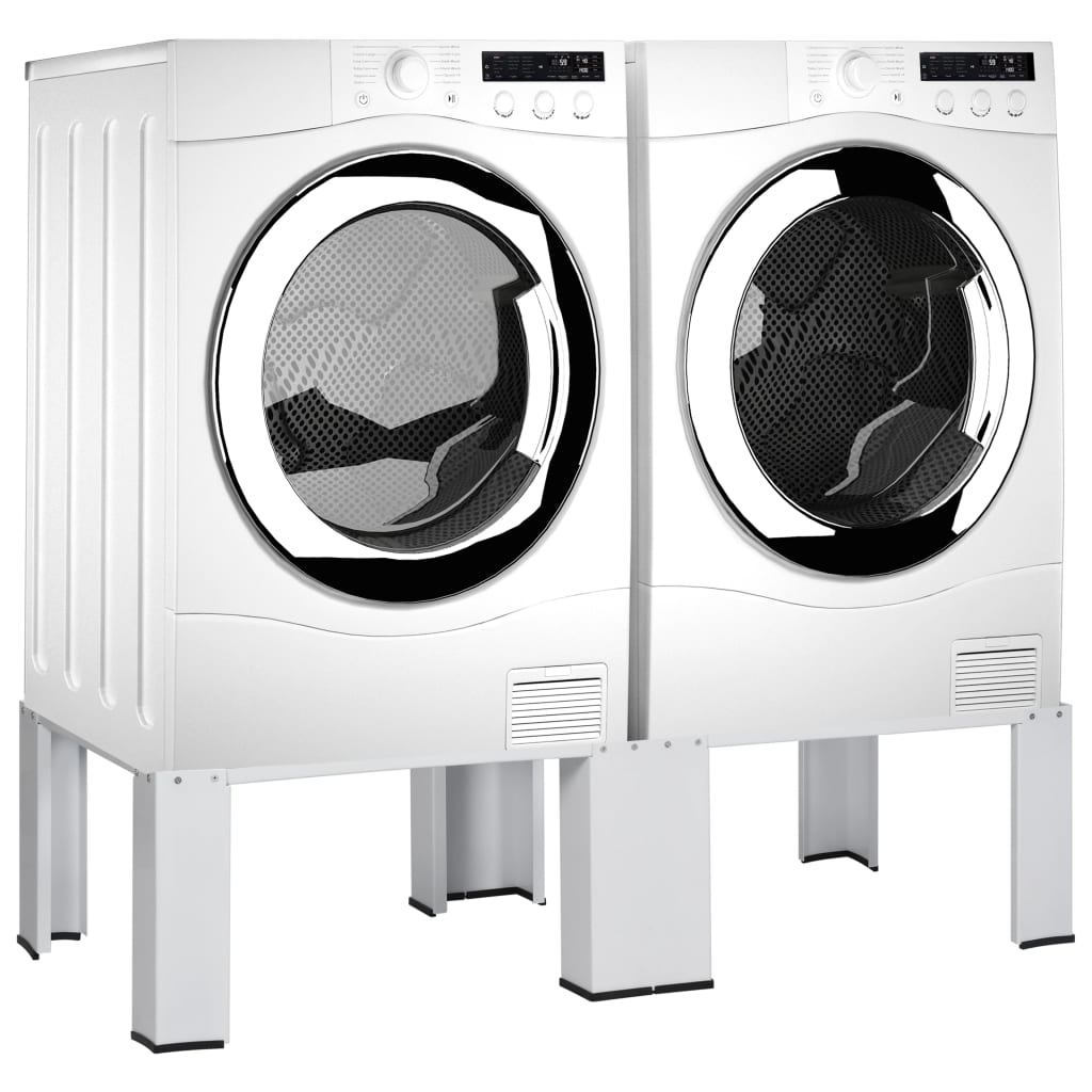 Double Washing and Drying Machine Pedestal White- Washer & Dryer Accessories - HomeShopIreland - Home Shop Ireland - Washer & Dryer Accessories - Double Washing and Drying Machine Pedestal White