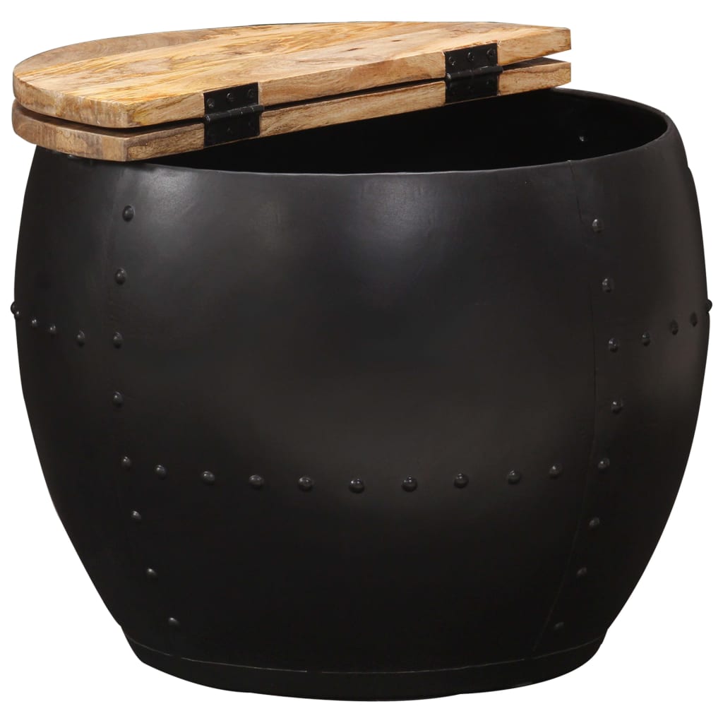 Coffee Table Round 53x43 cm Solid Mango Wood- Coffee Tables - HomeShopIreland - Home Shop Ireland - Coffee Tables - Coffee Table Round 53x43 cm Solid Mango Wood
