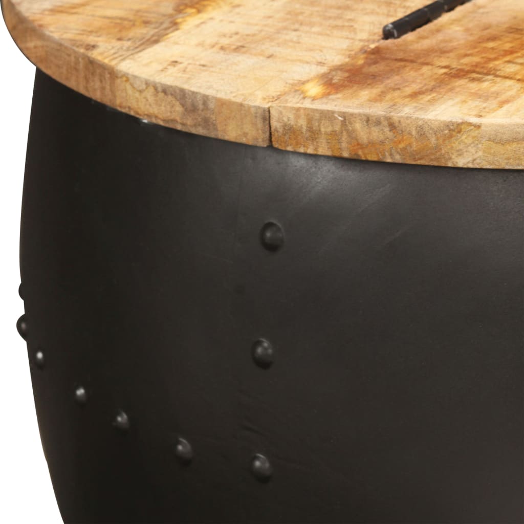 Coffee Table Round 53x43 cm Solid Mango Wood- Coffee Tables - HomeShopIreland - Home Shop Ireland - Coffee Tables - Coffee Table Round 53x43 cm Solid Mango Wood