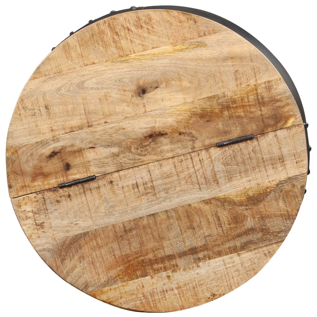 Coffee Table Round 53x43 cm Solid Mango Wood- Coffee Tables - HomeShopIreland - Home Shop Ireland - Coffee Tables - Coffee Table Round 53x43 cm Solid Mango Wood