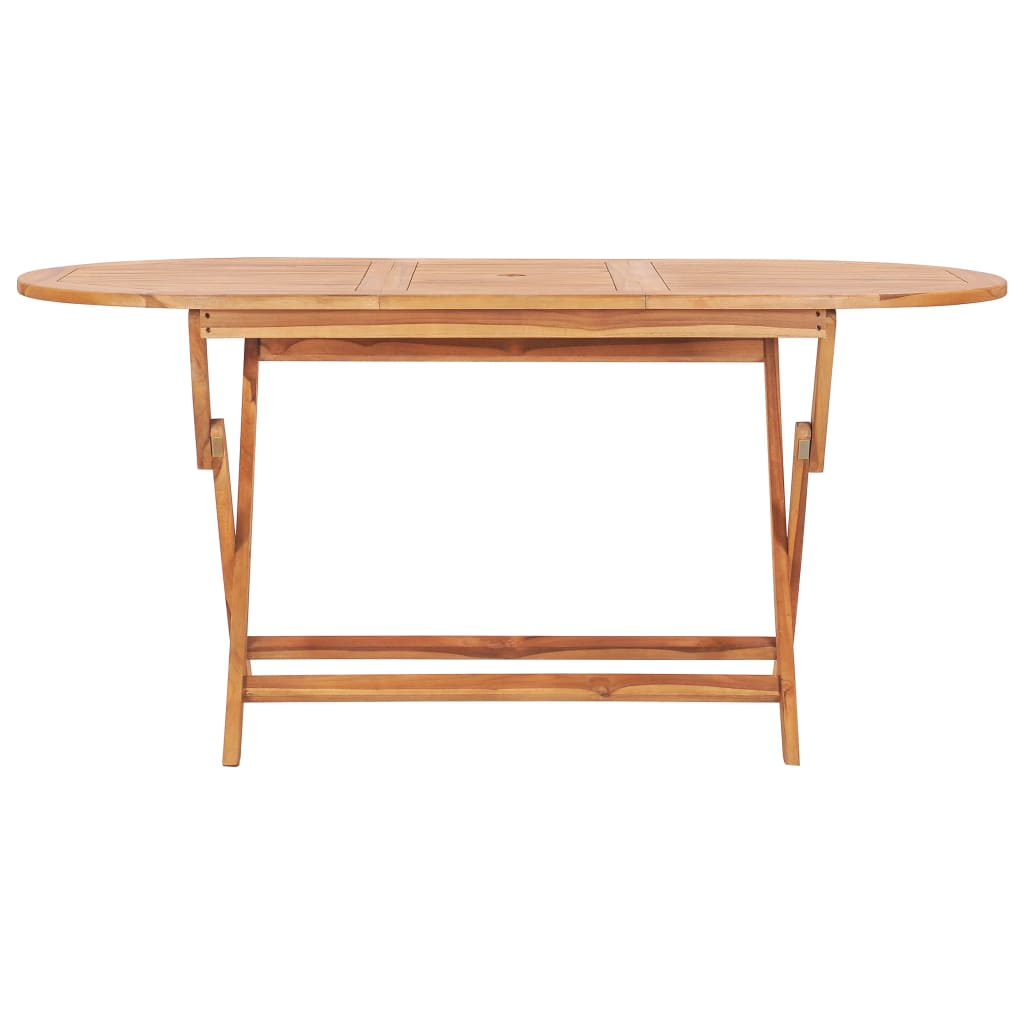 7 Piece Folding Outdoor Dining Set Solid Teak Wood- Outdoor Furniture Sets - HomeShopIreland - Home Shop Ireland - Outdoor Furniture Sets - 7 Piece Folding Outdoor Dining Set Solid Teak Wood